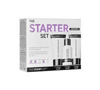 The INKEY List Starter Set, Oat Cleansing Balm, Hyaluronic Acid Serum & Omega Water Cream, Nourishing Skincare Set, Gentle Cleanser, Suitable For All Skin Types