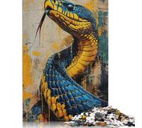 The Insidious Snake Rompecabezas Imposible,desafío for Adults Juego Educativo 1000 Piezas Obra De Arte De Juego De para Adultos Y Niños Mayores De 12 Años 1000pcs (40x28cm)