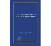 The international position of Japan as a great power