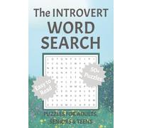 The Introvert Word Search: Word Searches with Easy to Read Print about Introverts, Reserved, Recluse, and More | 6x9 inches, 110 pages | 50+ Puzzles ... Gift for Vactions, Holidays, and Free Time
