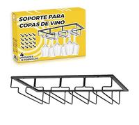 The Inventions Emporium 4 uds Cuelga Copas - Colgador Copas - Soporte Copas Colgante, Soporte Para Copas