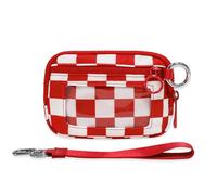 The Iris' Wallet 2nd Gen Wristlet Wallets for Women Women's Waterproof Nylon Keychain Wallet Walle t with Strap (6)