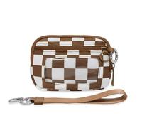 The Iris' Wallet 2nd Gen Wristlet Wallets for Women Women's Waterproof Nylon Keychain Wallet Walle t with Strap (7)