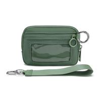 The Iris' Wallet 2nd Gen Wristlet Wallets for Women Women's Waterproof Nylon Keychain Wallet Walle t with Strap (13)