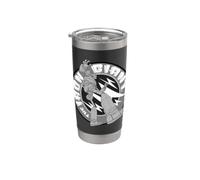The Iron Giant Lightning Bolts Logo Vaso térmico de acero inoxidable de doble pared