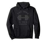 The Iron Is Your Friend v3 - Culturismo Sudadera con Capucha