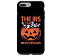 The IRS Wants My Quest Reward Candy Calabaza Tallada de Halloween Carcasa para iPhone 7 Plus/8 Plus