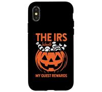 The IRS Wants My Quest Reward Candy Calabaza Tallada de Halloween Carcasa para iPhone X/XS