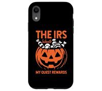 The IRS Wants My Quest Reward Candy Calabaza Tallada de Halloween Carcasa para iPhone XR