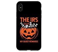 The IRS Wants My Quest Reward Candy Calabaza Tallada de Halloween Carcasa para iPhone XS MAX