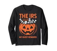 The IRS Wants My Quest Reward Candy Calabaza Tallada de Halloween Manga Larga