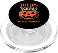 The IRS Wants My Quest Reward Candy Calabaza Tallada de Halloween PopSockets PopGrip para MagSafe
