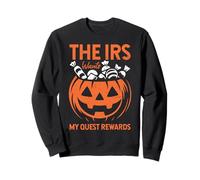 The IRS Wants My Quest Reward Candy Calabaza Tallada de Halloween Sudadera