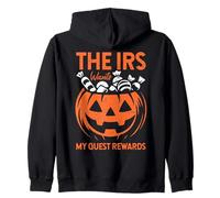 The IRS Wants My Quest Reward Candy Calabaza Tallada de Halloween Sudadera con Capucha