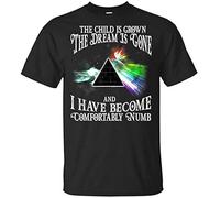 The is Grown The Dream is Gone Comfortably Numb T Shirt Black for Men W Style tee Shirt Black L