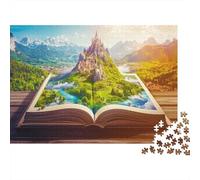 The Isla in The grimorio Puzzle De 1000 Piezas para Adultos Rompecabezas Puzzle Libro Regalos para Amantes O Amigos De Primera Calidad Y Decoración del Hogar 1000pcs (75x50cm)