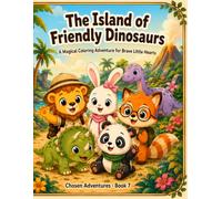 The Island of Friendly Dinosaurs: 40 Big Coloring Pages Full of Dinosaurs, Palm Trees, and Adventure