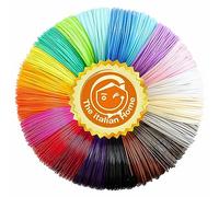 The Italian Home® Filamento para Boligrafo 3D - 20 Colores (3 Fluorescente), 20 Filamentos para lapiz 3D (5 Metros Cada Uno/100 Metros en Total) - Material para boli 3D y (20 COLORES 100M)