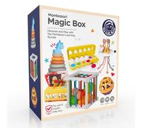 The Italian Home® Magic Box 6+1 Set - Regalo Montessori, Juguetes Montessori a Partir de 18 Meses, Libro electrónico de Activitades Montessori ilustrado Incluido