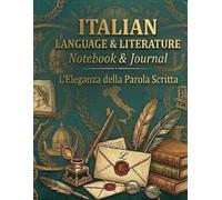 The Italian Portfolio: Vintage Italian Language & Literature Notebook | Antique Renaissance & Classic Script Aesthetic Cover