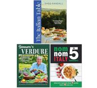 The Italian Table, Gennaro’s Verdure & Nom Nom Italy In 5 Ingredients 3 Books Collection Set
