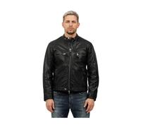 The Jack Leathers - Chaqueta de motociclista de cuero - Jackets - Hombre - Negro - L -
