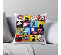 The Jam All Mod Cons - Funda de almohada cuadrada de poliéster y lino, terciopelo, con cremallera, decoración, funda de cojín para cama, al por mayor