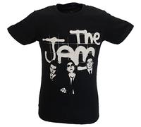 The Jam - Camiseta Foto de Grupo de Algodón para Adultos Unisex (XL) (Negro)