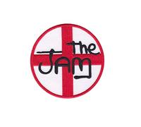 The Jam Red White Punk Rock Mod Revival Ba parche patch bordado con logotipo para planchar de hierro en apliques