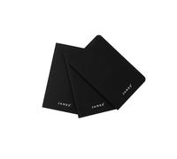 The James Brand The Notebooks CO306955-11 - Juego de 3 cuadernos con cuadrícula de puntos con una costura central, 48 páginas, 8,9 x 14 cm