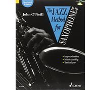 The jazz method for saxophone - alto saxophone +cd (Tutor Book & CD)