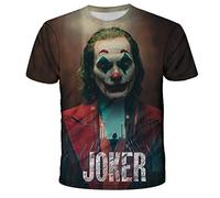 The Joker - Camiseta unisex con impresión 3D de verano, cuello redondo, para hombre, deporte, ocio, manga corta 17 M