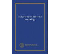 The Journal of abnormal psychology