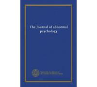 The Journal of abnormal psychology
