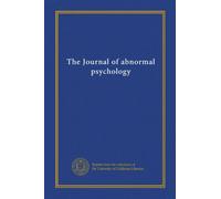 The Journal of abnormal psychology