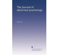 The Journal of abnormal psychology