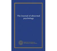 The Journal of abnormal psychology