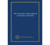 The Journal of agricultural economics research (v. 43 1991)