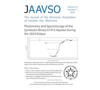 The Journal of the American Association of Variable Star Observers: Volume 53, Number 1 (JAAVSO V53)