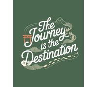 The Journey is The Destination: Japanese Inspired Notebook: College Ruled | 120 Pages | 7.5x9.25 inches | Zen Minimalist Lined Journal for Mindfulness & Meditation