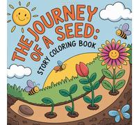 The Journey Of a Seed: Story Coloring Book: A Journey of Growth and Calm Through Nature - Easy and Beautiful Coloring Pages for Mindful Relaxation