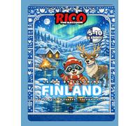 The Journeys of Rico the Raccoon - Finland | Northern Lights & Nature Coloring Book