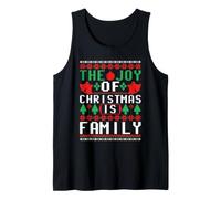 The Joy of Christmas is Family Ugly Sweater Holiday Art Camiseta sin Mangas
