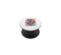 The Joy of The Lord Is My Strength Escritura Pretty Floral PopSockets PopGrip Adhesivo