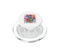 The Joy of The Lord Is My Strength Escritura Pretty Floral PopSockets PopGrip para MagSafe