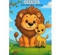 the jungle Coloring Book: Coloring Book for kids from 5 to 9 years old , Cute Animals,Animal Friends , Baby Animals , Playful Pets , Fun Animal ... Cuddly , Animal Patterns , Fun with Animals