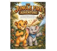 The Jungle Fire Adventure: A Lion and Elephant Comic Book About Teamwork, Bravery and Friendship | Forest Fire Rescue Story for Kids Ages 4-9: A ... Saving Nature - Picture Comic for Boys girls