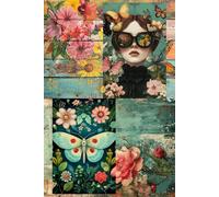 The Junk Journal [In Like A Lamb]: Full-Color, Two-Page Layouts with Lined Pages | Perfect for Writing, Scrapbooking & more | Unique Designs | Great Gift Idea for Women & Girls