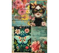 The Junk Journal [In Like A Lamb]: Full-Color, Two-Page Layouts with Lined Pages | Perfect for Writing, Scrapbooking & more | Unique Designs | Great Gift Idea for Women & Girls