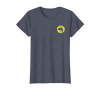 The Karate Kid Cobra Kai Yellow Fist Front and Back Camiseta, Mujer, Azul Jaspeado, S